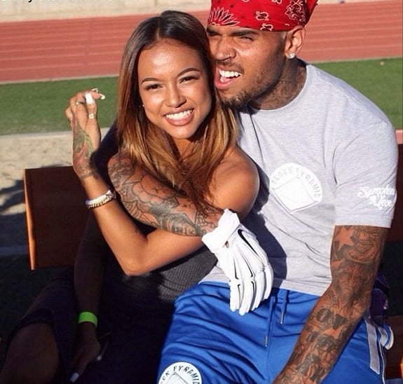 Karrueche Tran and Chris Brown