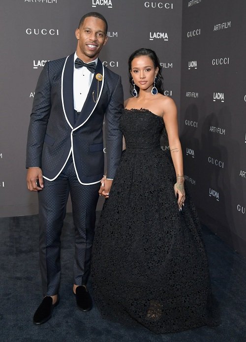 Karrueche Tran and Victor Cruz