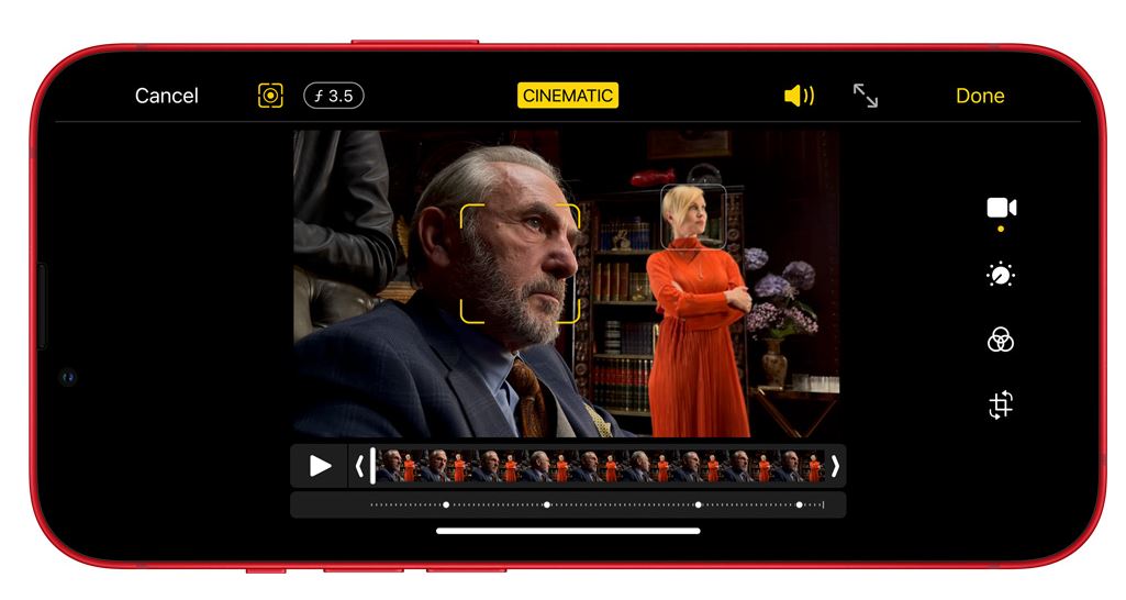 iphone 13 and iPhone 13 mini cinematic mode